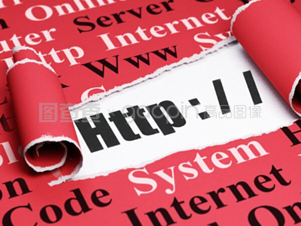 网页开发概念黑色文字http下的一张破纸